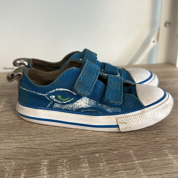 converse Seattle Seahawks NFL Football Velcro Chucks 8 - Picture 4 of 6